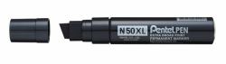 Pentel N50XL marcatore permanente Punta smussata Nero 6 pz 