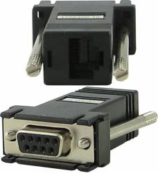Perle DBA0020C RJ-45 DB-9 Nero 