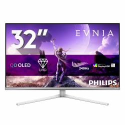 Philips Evnia 8000 32M2N8900/00 Monitor PC 80 cm [31.5"] 3840 x 2160 Pixel 4K Ultra HD QD-OLED Bianco 