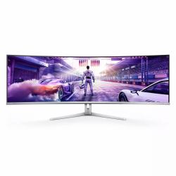 Philips Evnia 8000 49M2C8900L/00 Monitor PC 124,2 cm [48.9"] 5120 x 1440 Pixel Dual QHD QD-OLED Bianco 