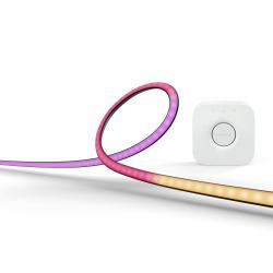 Philips Hue White and Color Ambiance Lightstrip Gradient per PC 24-27" Starter kit + Bridge 