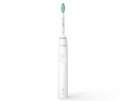 Philips Sonicare serie 3100 Sonicare Spazzolino Elettrico Sonico Bianco, con custodia da viaggio HX3673/13 