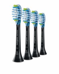 Philips C3 Premium Plaque Defence HX9044/33 4x Testine nere per spazzolino sonico 