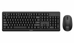 Philips Serie 3000 SPT6307BL/40 tastiera Mouse incluso Universale RF Wireless QWERTY Inglese Nero  - Versione UK