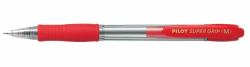 Pilot SuperGrip M Rosso Penna a sfera retrattile a clip Medio 