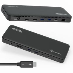 Plugable Technologies TBT4-UD5-UK replicatore di porte e docking station per laptop Cablato USB 3.2 Gen 1 [3.1 Gen 1] Type-C Nero 