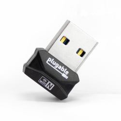 Plugable Technologies USB-WIFINT punto accesso WLAN 408 Mbit/s Nero 