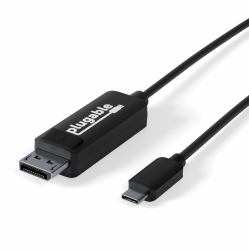 Plugable Technologies USBC-DP cavo e adattatore video 1,8 m USB tipo-C DisplayPort Nero 