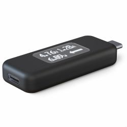 Plugable Technologies USBC-VAMETER tester di alimentazione Nero 