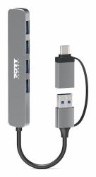 Port Designs 900161 hub di interfaccia USB 2.0 Type-A 5000 Mbit/s Argento 
