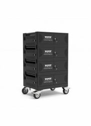 Port Designs 901975 portable device management cart& cabinet Armadio per la gestione dei dispositivi portatili Nero 