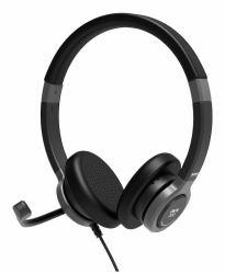 Port Designs 912001 cuffia e auricolare Cablato A Padiglione Ufficio USB Type-C / USB Type-A Nero 