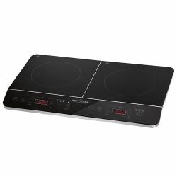 Professor PC-DKI 1067 Nero Superficie piana Piano cottura a induzione 2 Fornello[i] 