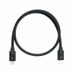 QNAP CAB-TBT4-0M5 Cavo Thunderbolt 0,5 m 40 Gbit/s Nero 