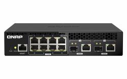 QNAP QSW-M2108R-2C switch di rete Gestito L2 2.5G Ethernet [100/1000/2500] Supporto Power over Ethernet [PoE] Nero 