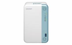 QNAP TS-251D NAS Tower Intel® Celeron® J4005 4 GB DDR4 0 TB QNAP QTS Bianco 