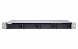 QNAP TS-431XeU NAS Rack [1U] Annapurna Labs Alpine AL-314 8 GB DDR3 0 TB QNAP QTS Nero, Acciaio inox 
