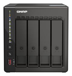 QNAP TS-453E NAS Tower Intel® Celeron® J6412 8 GB 0 TB QNAP QTS Nero 