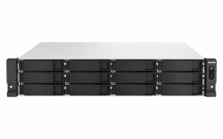 QNAP TS-H1887XU-RP NAS Armadio [2U] Intel Xeon E E-2336 16 GB DDR4 0 TB QuTS hero Nero, Bianco 