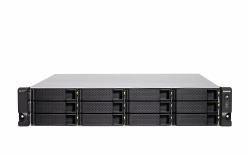 QNAP TS-H1886XU-RP-R2 NAS Armadio [3U] Intel® Xeon® D D-1622 32 GB DDR4 0 TB QuTS hero Nero, Grigio 