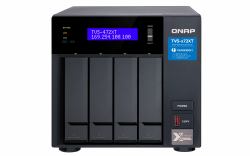 QNAP TVS-472XT NAS Tower Intel® Pentium® 4 GB DDR4 0 TB QNAP QTS Nero 