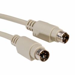 ROLINE PS/2 Cable, M - M 1.8 m cavo PS/2 Grigio 