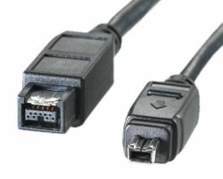 ROLINE 11.02.9718 cavo firewire 1,8 m 4-p 9-p Nero 