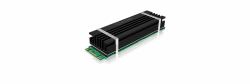 ICY BOX IB-M2HS-70 Unità allo stato solido Dissipatore di calore/Radiatore Nero 1 pz 