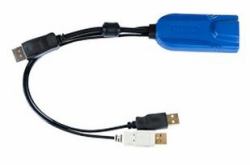 Raritan D2CIM-DVUSB-DP cavo per tastiera, video e mouse Nero, Blu 