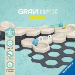Ravensburger GraviTrax Junior Starter-Set S Start & Run Pista da biglie giocattolo 