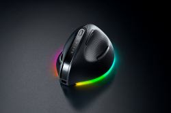 Razer Pro Click V2 Vertical mouse Universale Mano destra RF Wireless + Bluetooth + USB Type-C Ottico 30000 DPI 
