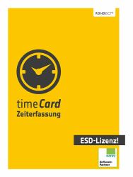 Reiner SCT timeCard time recording annual license, 10 employees, ESD, 1 year Commerciale 1 licenza/e Download di software elettronico [ESD] 1 anno/i 12 mese[i] 