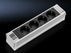 Rittal Dk 7856.100 Power Extension 4 - Ac Outlet[S] Indoor - Aluminium, Black - Warranty: 12M