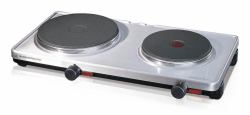 Rommelsbacher AK 3099/E piano cottura Acciaio inox Superficie piana Piastra sigillata 2 Fornello[i] 
