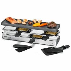 Rommelsbacher RC 800 griglia per raclette 4 persona[e] 795 W Nero, Argento 