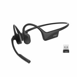 SHOKZ OpenComm2 UC 2025 Upgrade Auricolare Wireless A clip Ufficio Bluetooth Nero 