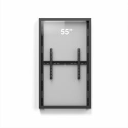 SMS Smart Media Solutions 55" Display Steel - Casing/Enclosure, Pure Wall, - with a durable 4mm PC protective front. Portrait, Max 30 kg - Warranty: 60M