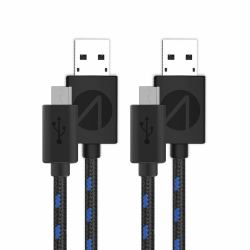 STEALTH Gaming SP-C10 cavo USB 3 m USB A Micro-USB B Nero, Blu 