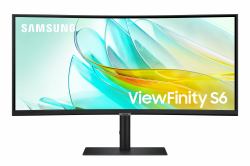 Samsung Monitor HRM ViewFinity S6 - S65UC da 34'' WQHD Curvo 