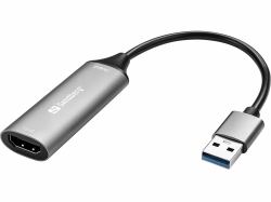 Sandberg 134-19 adattatore grafico USB Grigio 