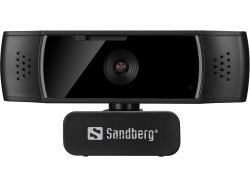 Sandberg 134-38 webcam 2,07 MP 1920 x 1080 Pixel USB 2.0 Nero 