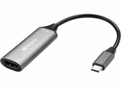 Sandberg 136-36 adattatore grafico USB Grigio 