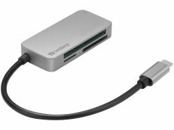 Sandberg 136-38 lettore di schede USB 3.2 Gen 1 [3.1 Gen 1] Type-C Nero 