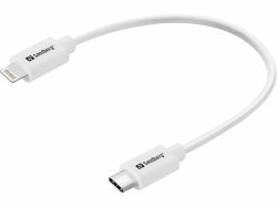 Sandberg 136-71 cavo Lightning 0,2 m Bianco 
