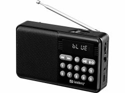 Sandberg 421-18 radio Portatile Analogico Nero 