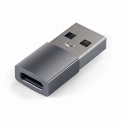 Satechi ST-TAUCM adattatore per inversione del genere dei cavi USB-A USB-C Grigio 