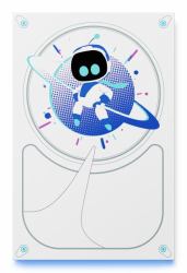 Seagate Game Drive Astro Bot disco rigido esterno 5 TB 2.0/3.2 Gen 1 [3.1 Gen 1] Bianco, Blu 