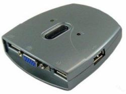 Sedna SE-KVM-USB-22 switch per tastiera-video-mouse [kvm] Grigio 