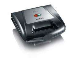 Severin 2968 2 waffle 1000 W Nero, Cromo 