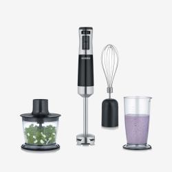 Severin SM 3772 frullatore 0,7 L Frullatore ad immersione 600 W Nero, Acciaio inox 